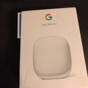 Google Nest Wifi Pro 6E AXE5400 Tri-Band Mesh Router used little in the box